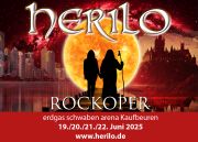 Plakat - HERILO, Die Rockoper 2025, Eisstadion energie schwaben arena Kaufbeuren - Musikverein Hirschzell, Kaufbeuren